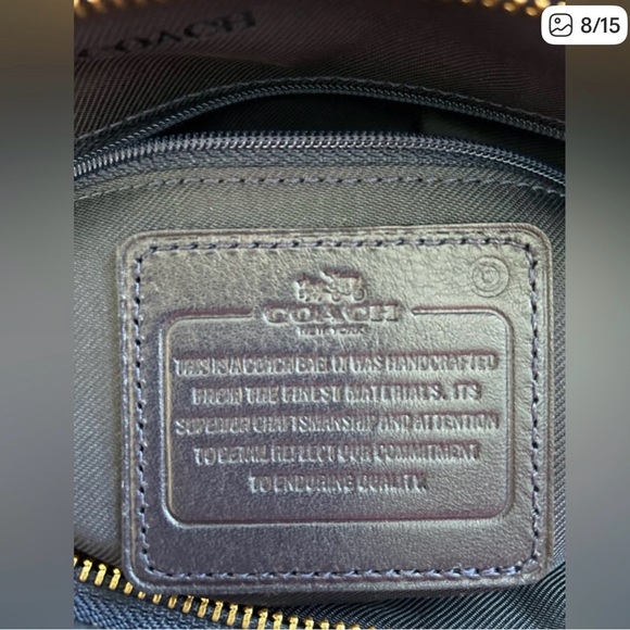 Coach Prairie satchel python crossbody bag - Picture 3 of 5